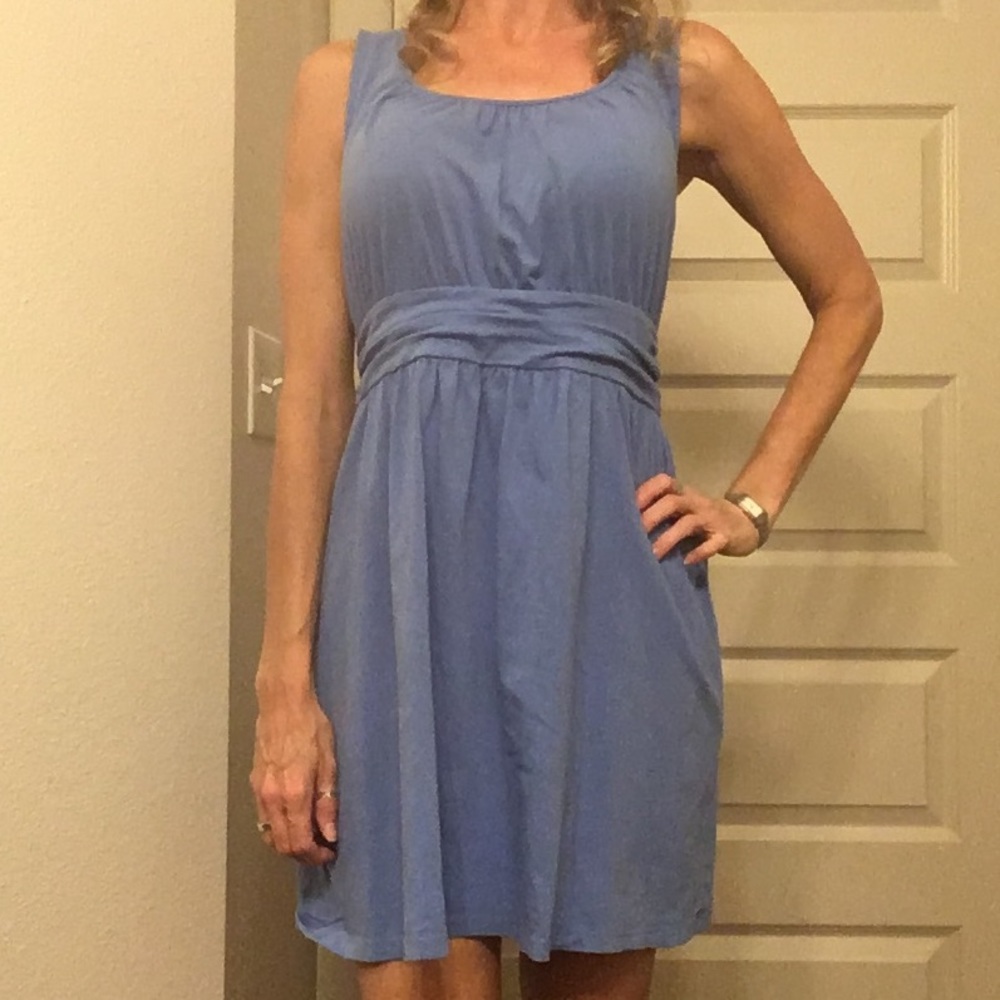 Ann Taylor Loft Sz M periwinkle dress